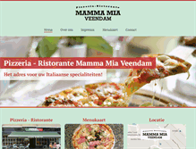 Tablet Screenshot of mammamia-veendam.nl